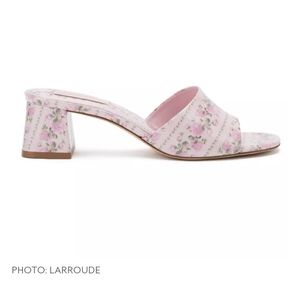 Loveshackfancy x L'Arroude pink Dolly heel larroude